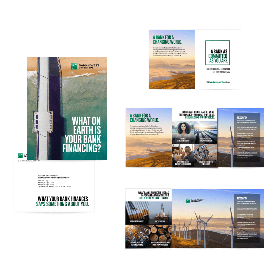 Bank of the West Environmental Sustainability Self-Mailer